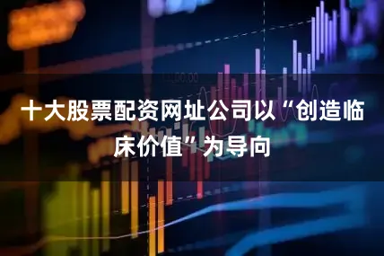 十大股票配资网址公司以“创造临床价值”为导向